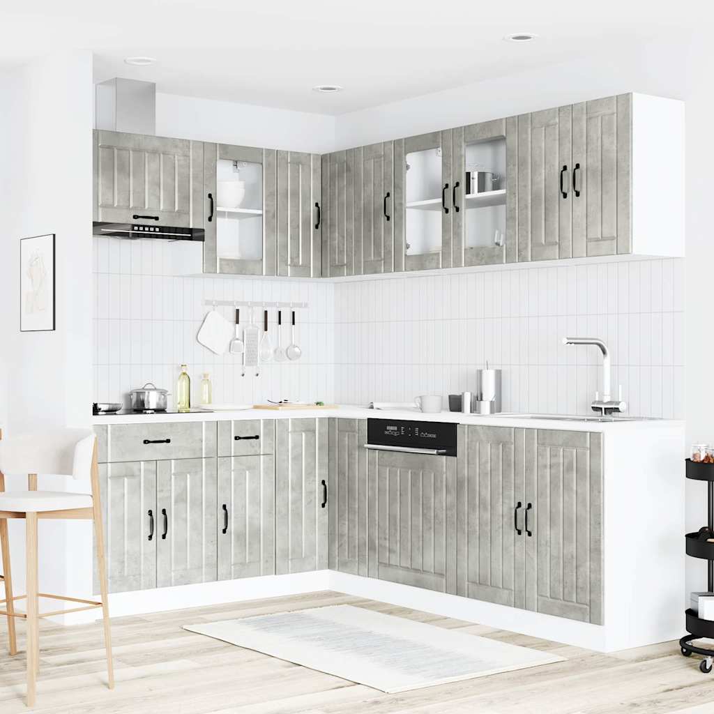 11 Piece Kitchen Cabinet Set Lucca Engineered Wood