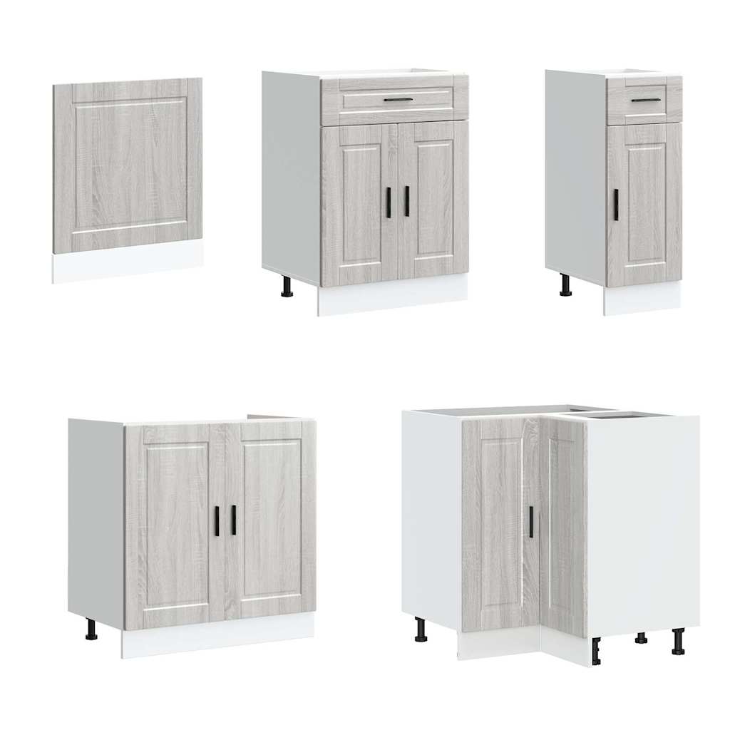 11 Piece Kitchen Cabinet Set Porto Engineered Wood