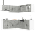 11 Piece Kitchen Cabinet Set Kalmar Engineered Wood