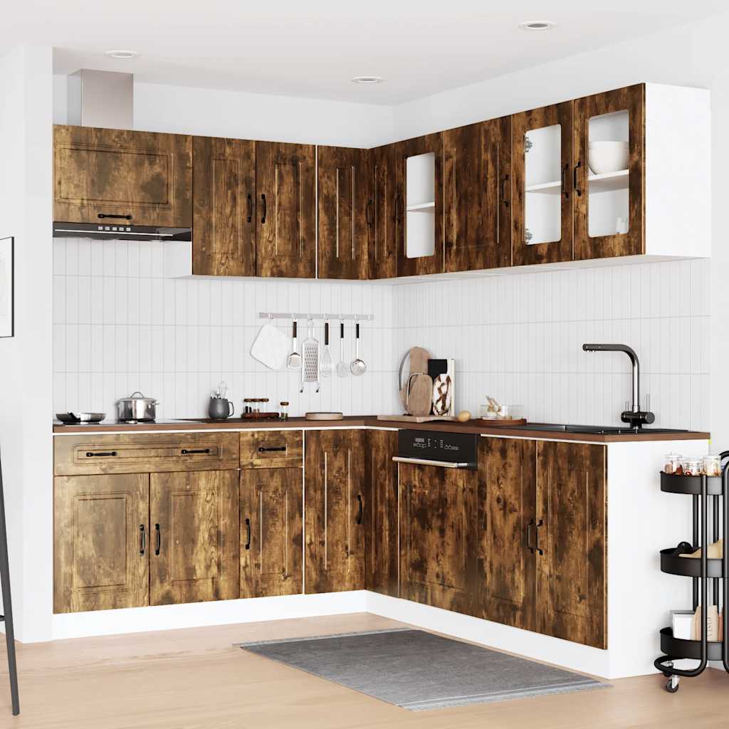 11 Piece Kitchen Cabinet Set Kalmar Engineered Wood