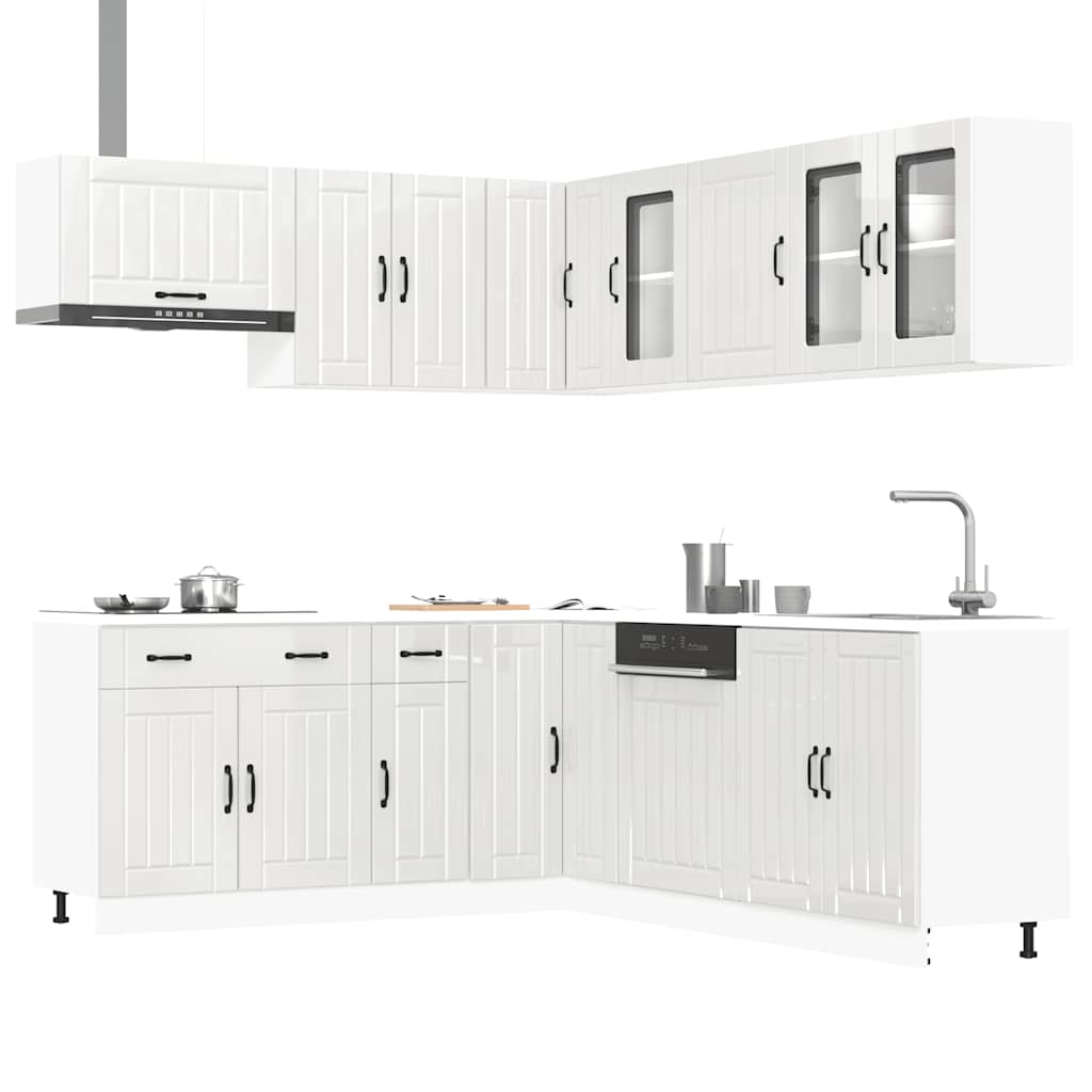 11 Piece Kitchen Cabinet Set Lucca Engineered Wood