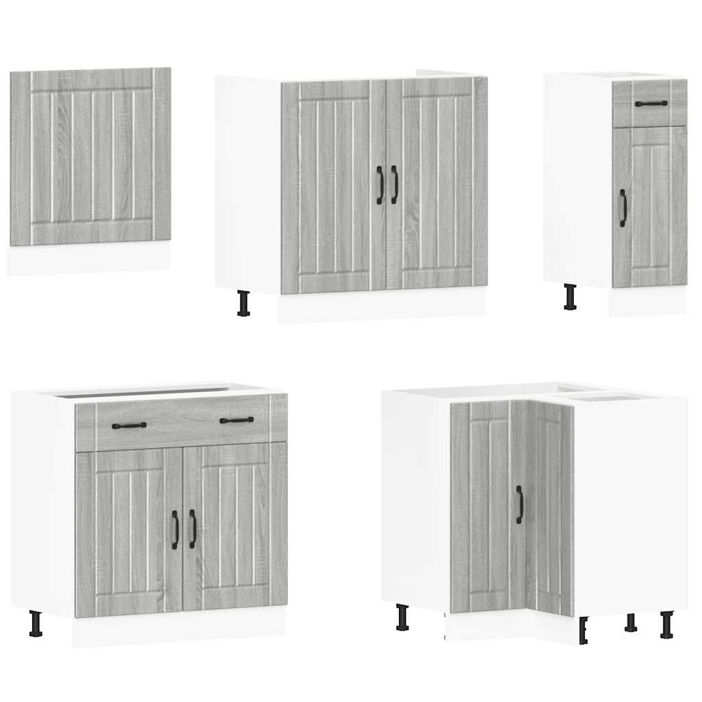 11 Piece Kitchen Cabinet Set Lucca Engineered Wood