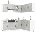 11 Piece Kitchen Cabinet Set Kalmar Engineered Wood