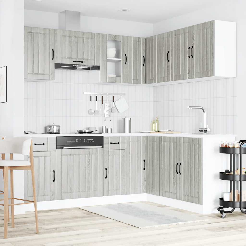 11 Piece Kitchen Cabinet Set Kalmar Engineered Wood