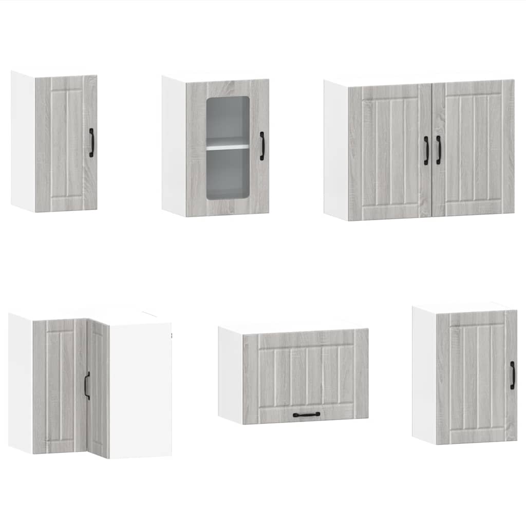 11 Piece Kitchen Cabinet Set Engineered Wood