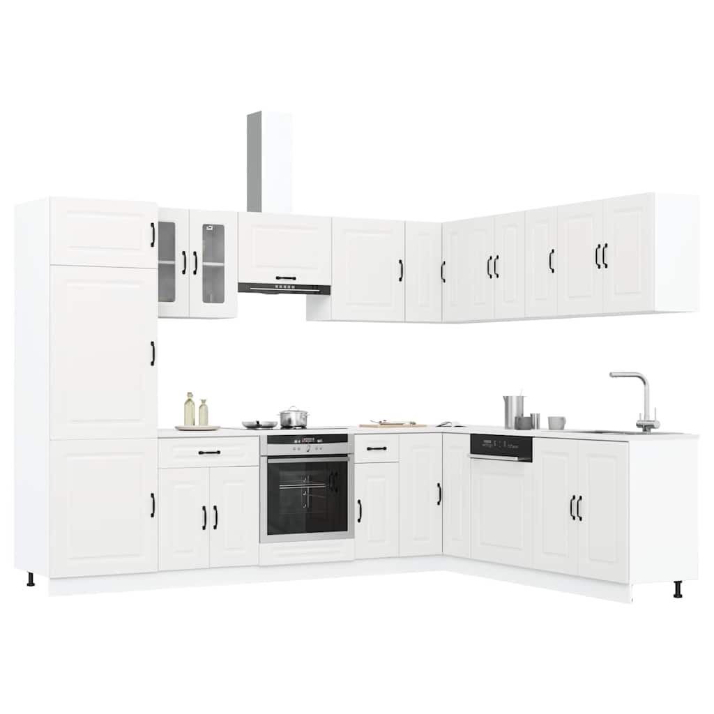 14 Piece Kitchen Cabinet Set Kalmar Engineered Wood