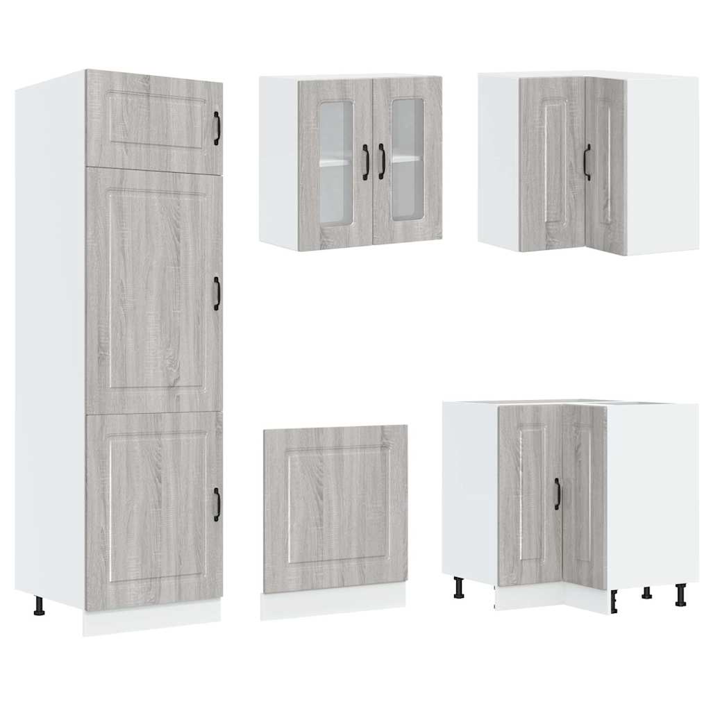 14 Piece Kitchen Cabinet Set Kalmar Engineered Wood