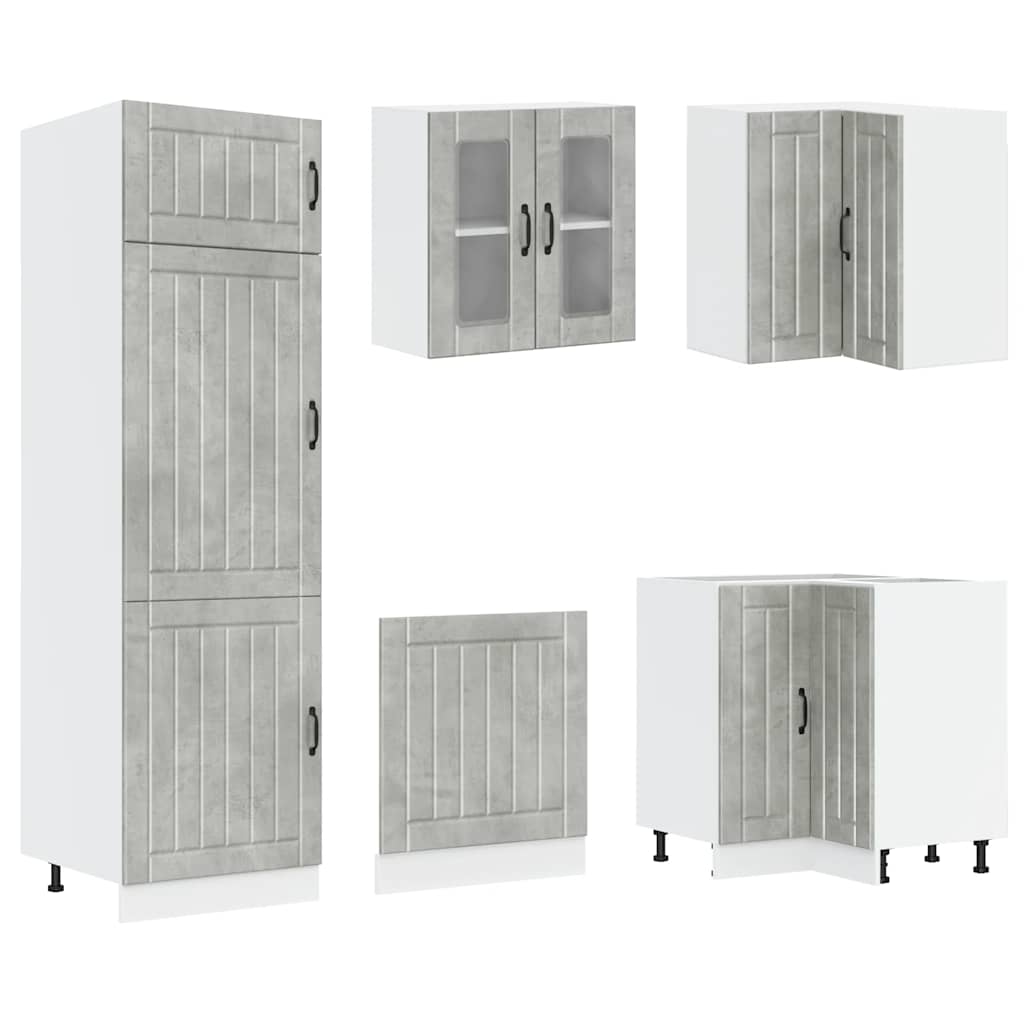 14 Piece Kitchen Cabinet Set Lucca Engineered Wood