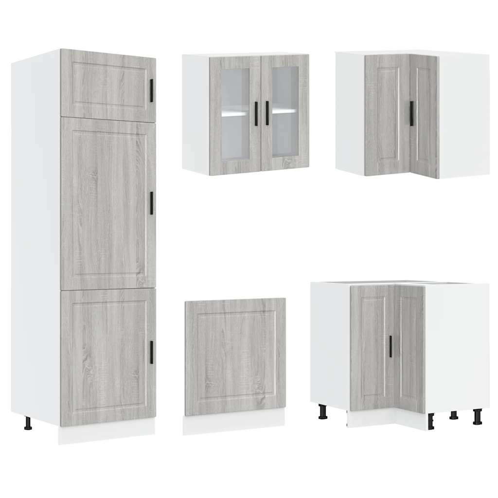 14 Piece Kitchen Cabinet Set Porto Engineered Wood