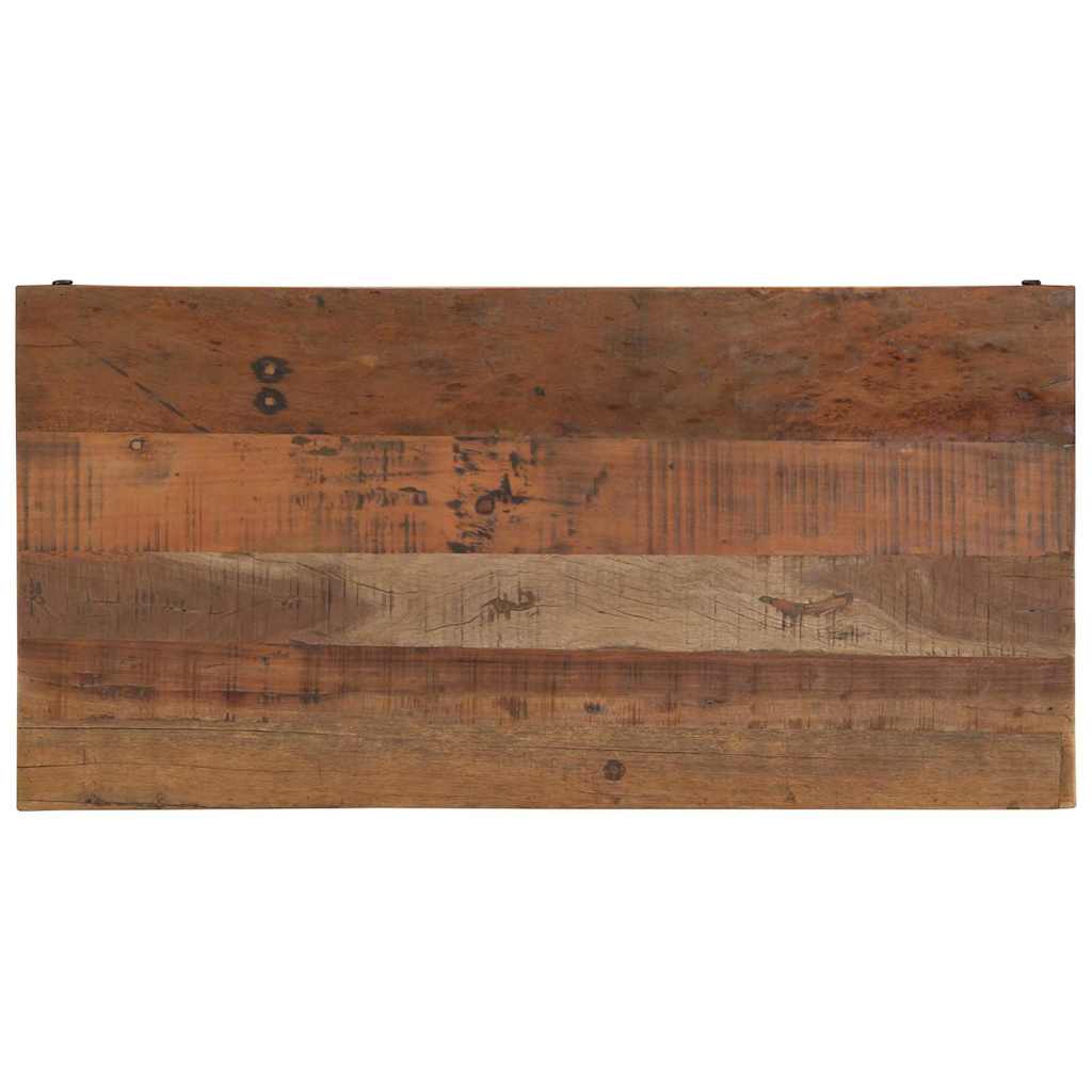 Coffee Table Brown Solid Reclaim Wood