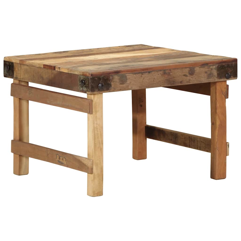 Coffee Table Brown Solid Reclaim Wood