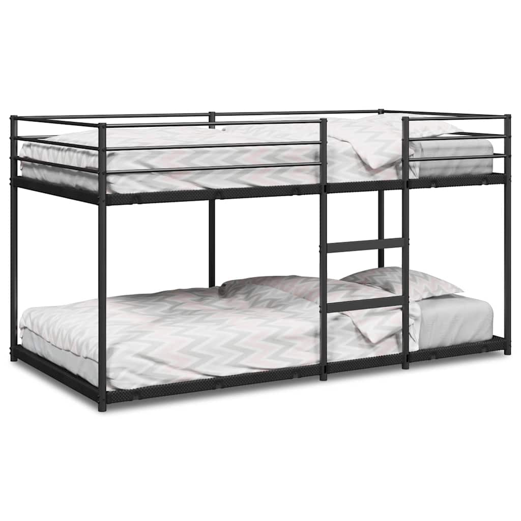 Bunk Bed Without Mattress Black Steel