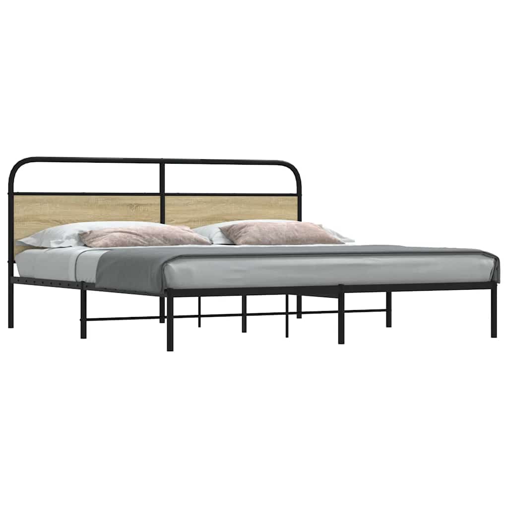 Bed Frame Without Mattress Engineered Wood