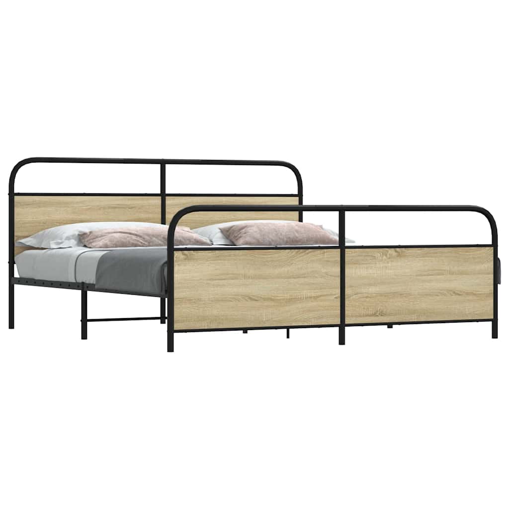 Bed Frame Without Mattress Engineered Wood