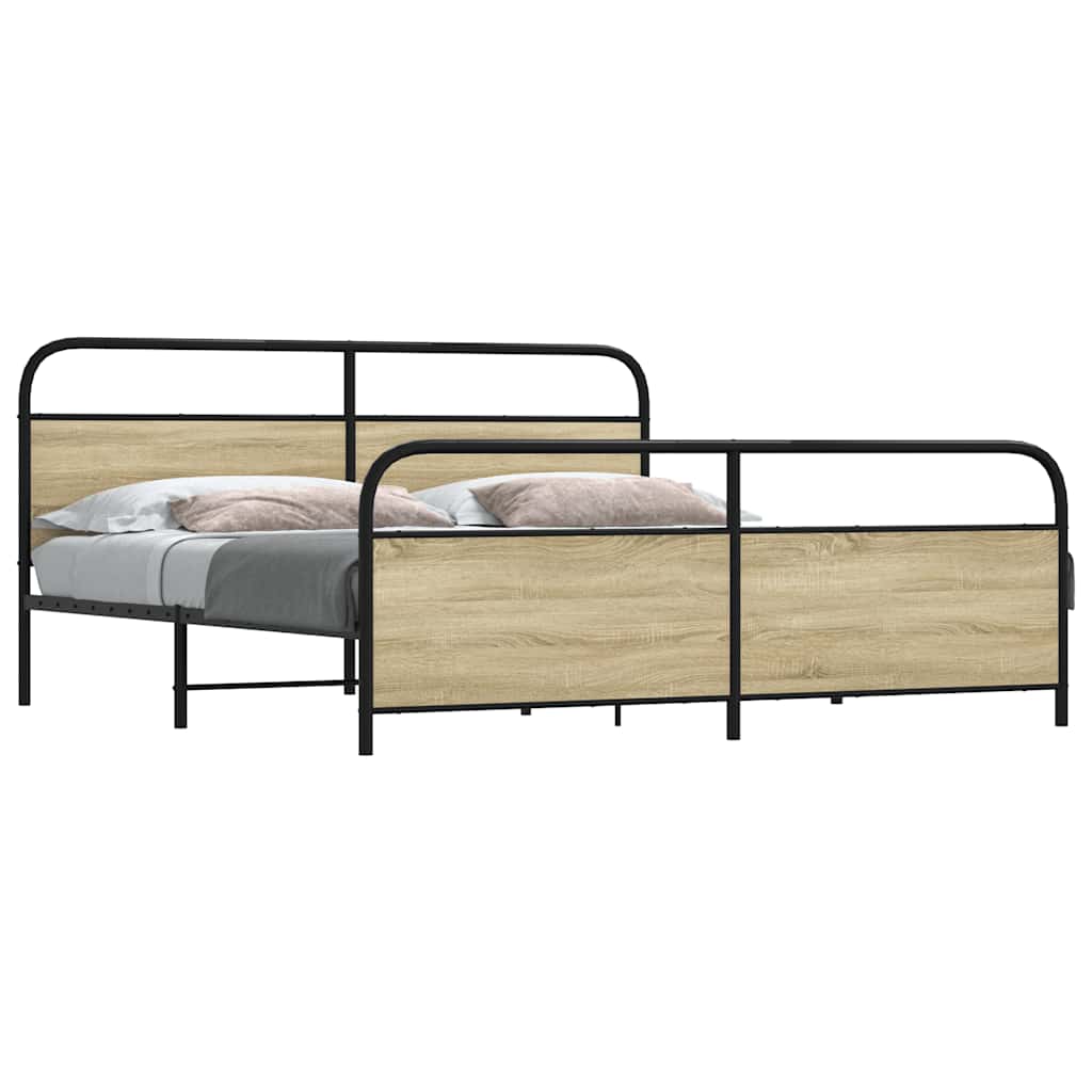 Bed Frame Without Mattress Engineered Wood