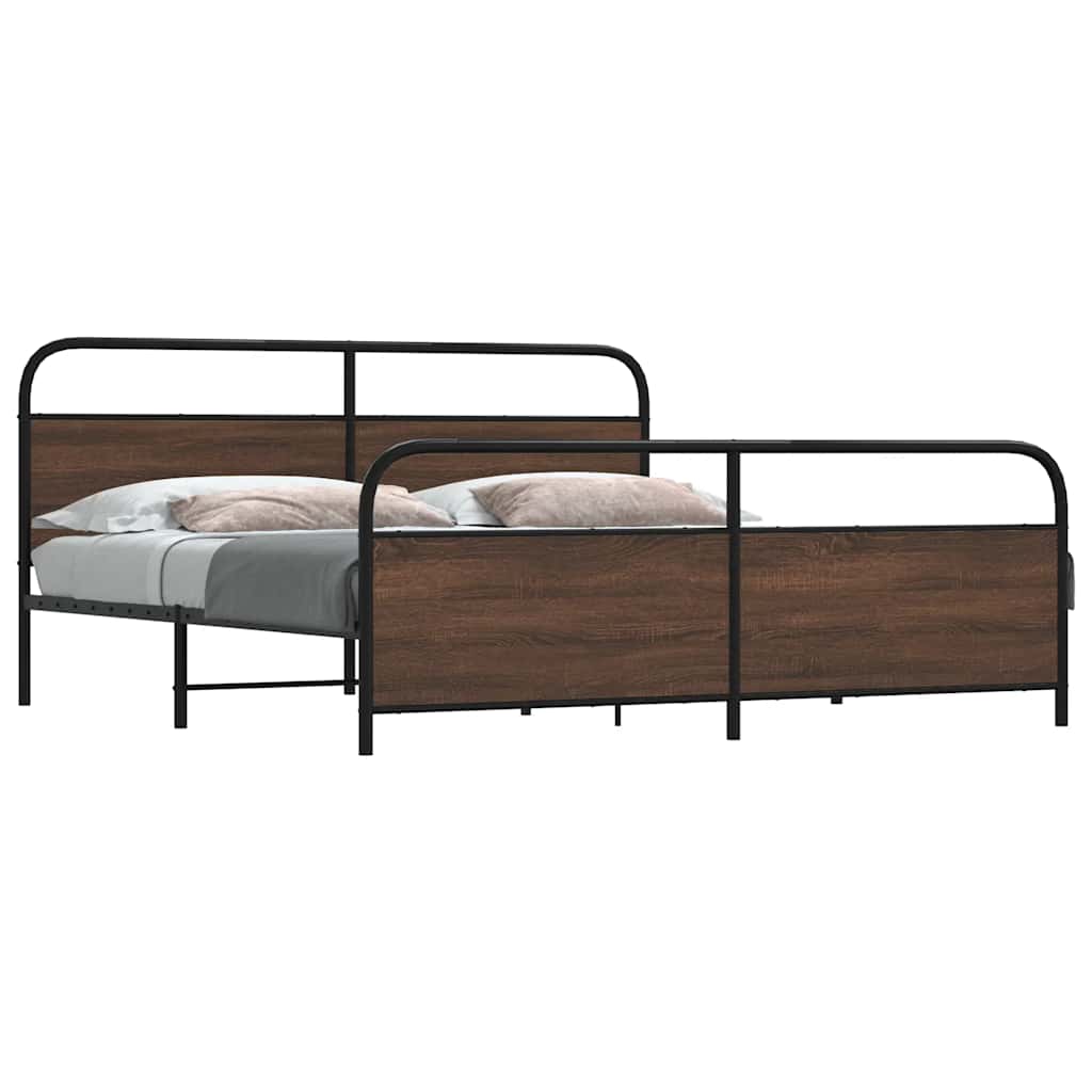 Bed Frame Without Mattress Engineered Wood