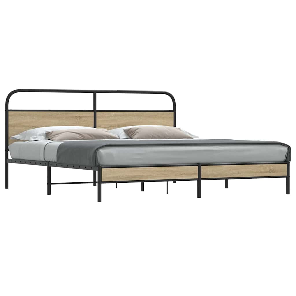Bed Frame Without Mattress Engineered Wood