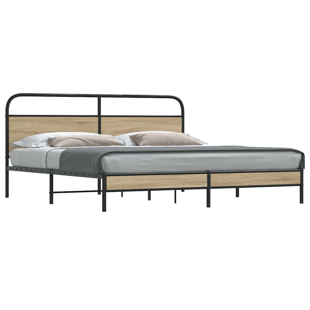 Bed Frame Without Mattress Engineered Wood
