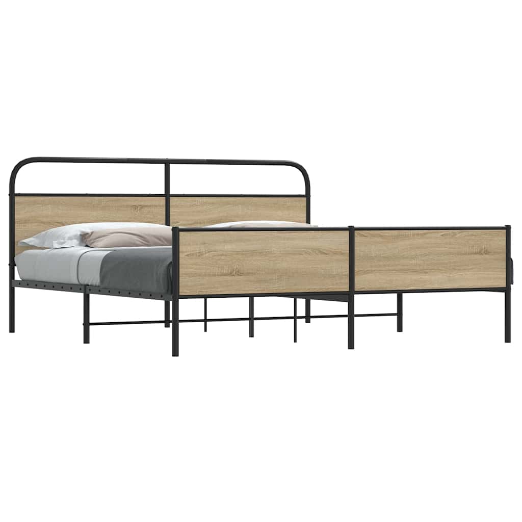 Bed Frame Without Mattress Engineered Wood
