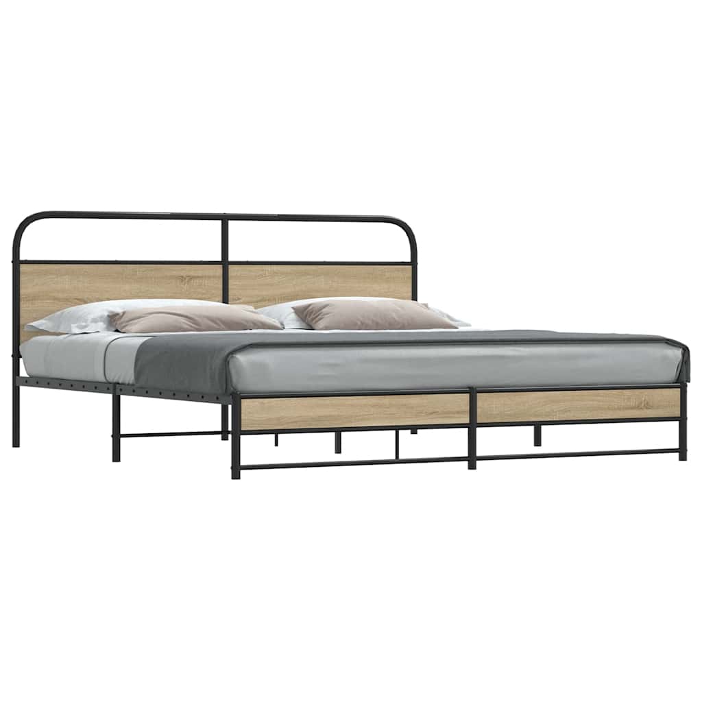 Bed Frame Without Mattress Engineered Wood