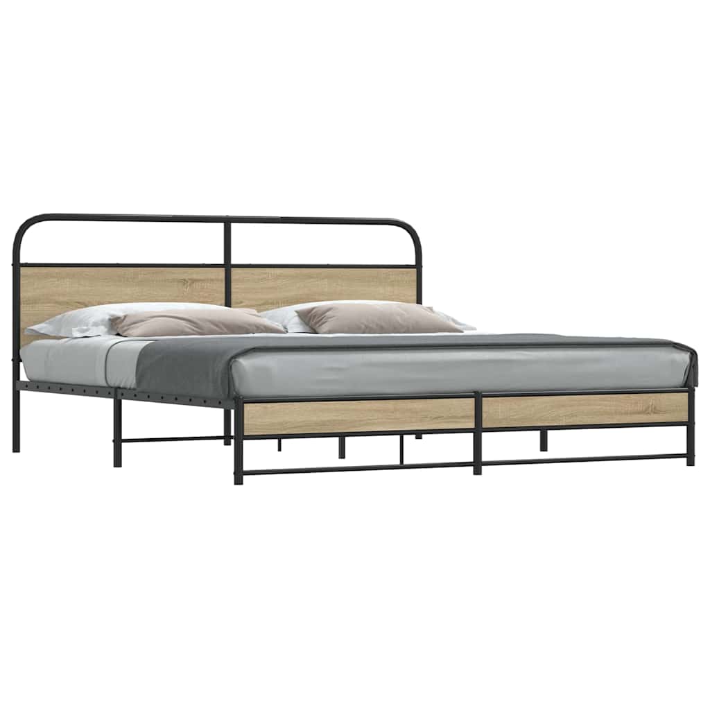 Bed Frame Without Mattress Engineered Wood