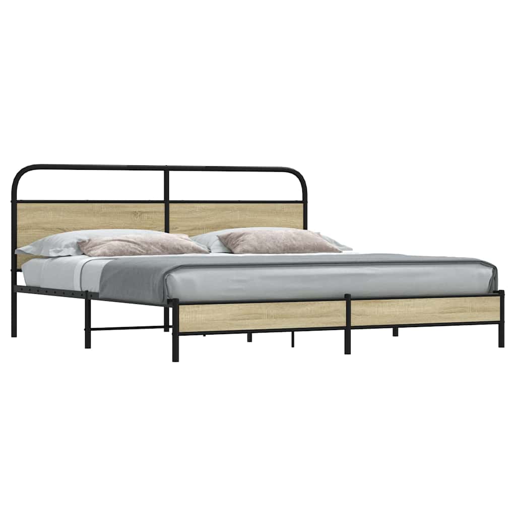 Bed Frame Without Mattress Engineered Wood