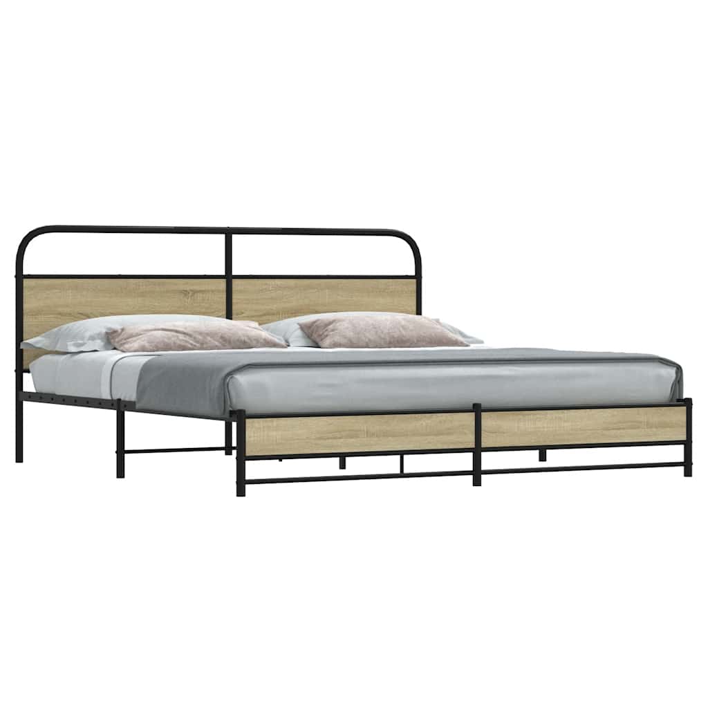 Bed Frame Without Mattress Engineered Wood