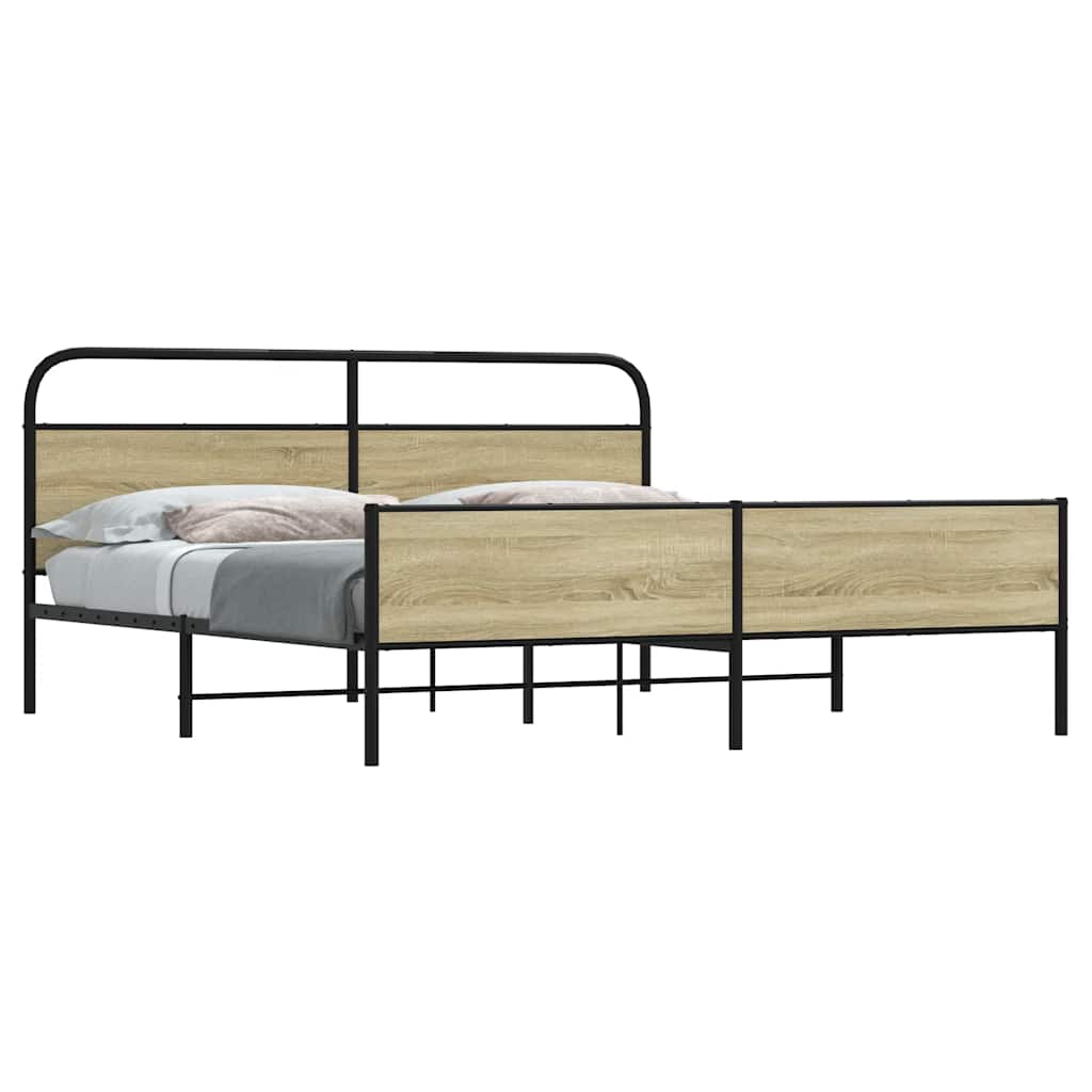 Bed Frame Without Mattress Engineered Wood