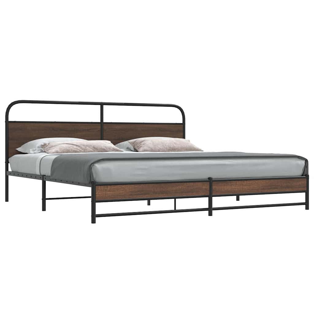 Bed Frame Without Mattress Engineered Wood