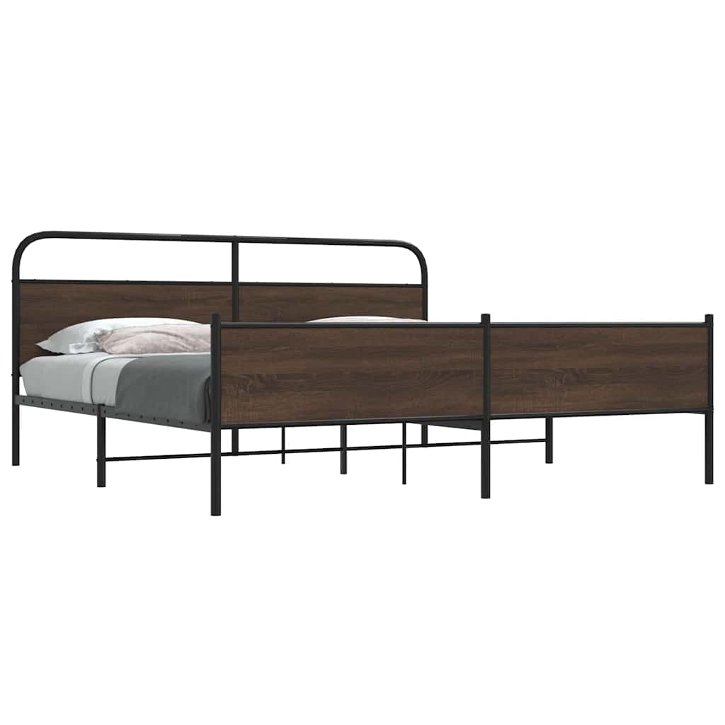 Bed Frame Without Mattress Engineered Wood