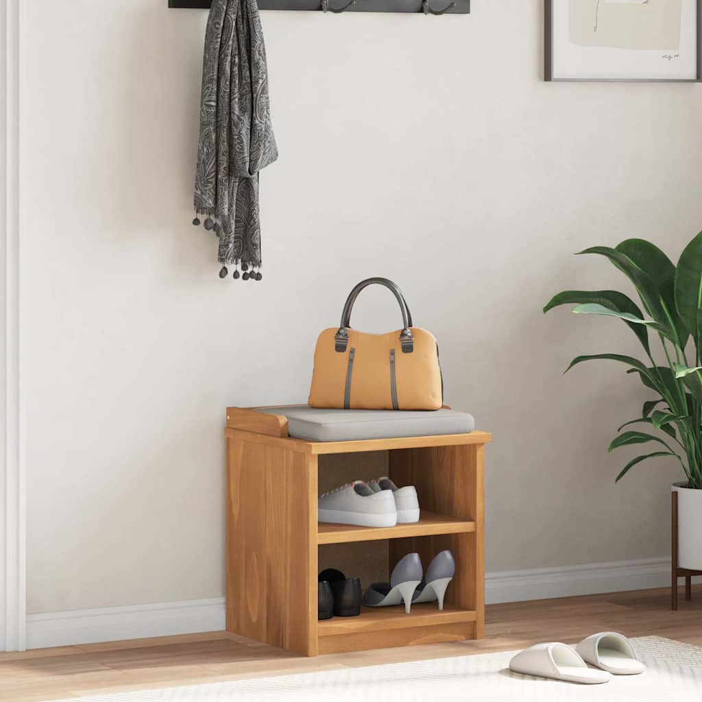 Hallway Bench "Sandnes" 45X40X50 Cm Solid Wood Pine