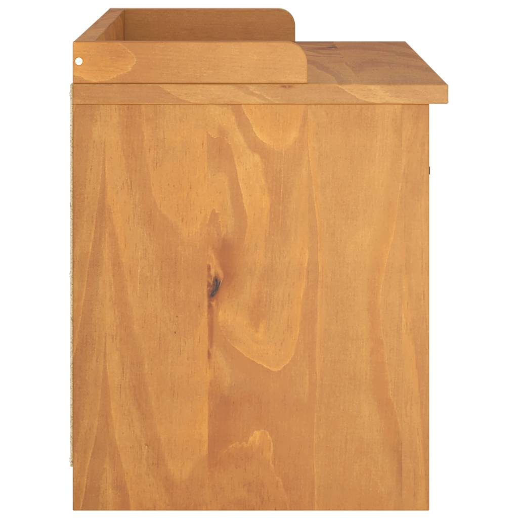 Storage & Entryway Benches Hallway Bench Sandnes 87X40X50 Cm Solid 2 Drawers