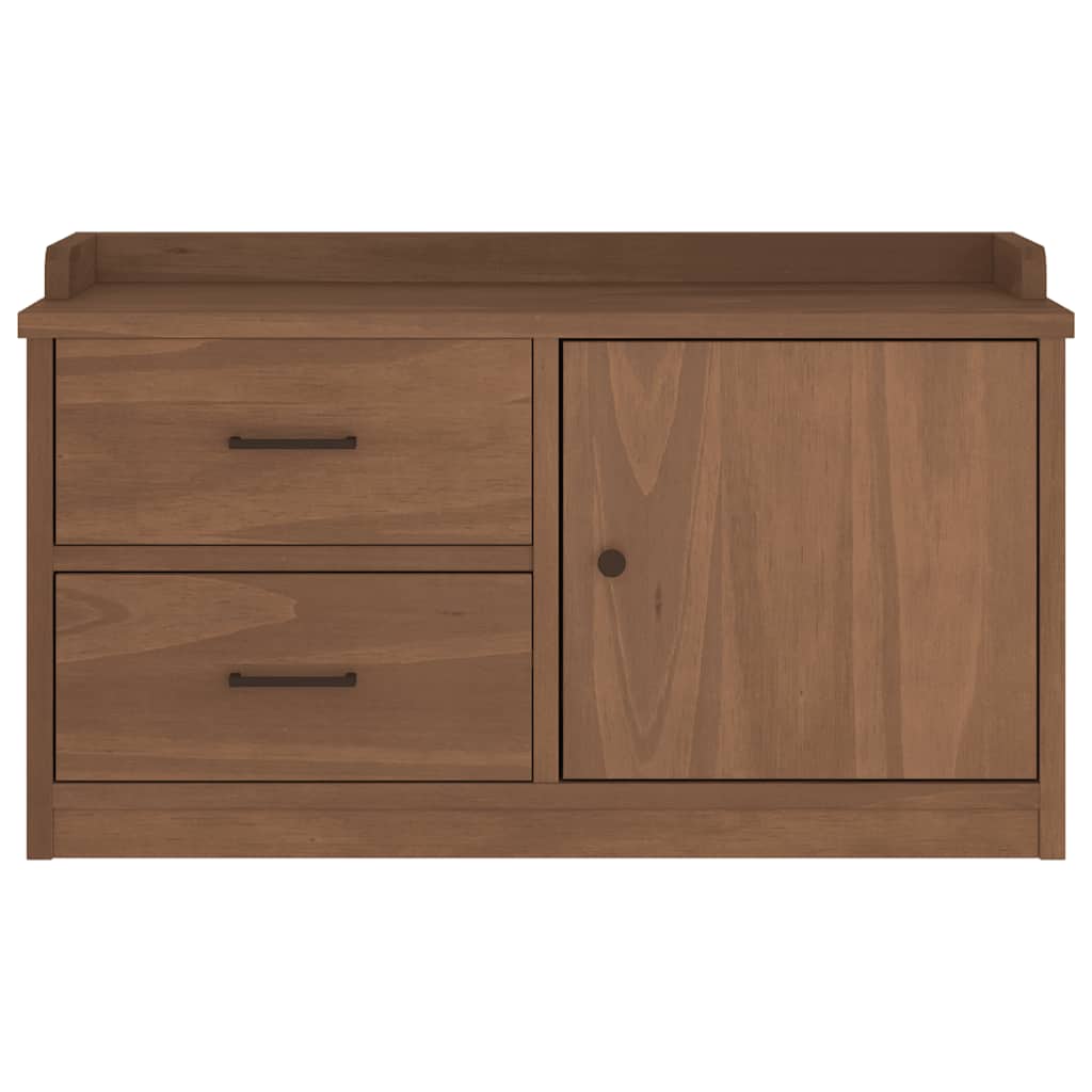 Hallway Bench Sandnes 87X40X50 Cm Solid Wood Pine
