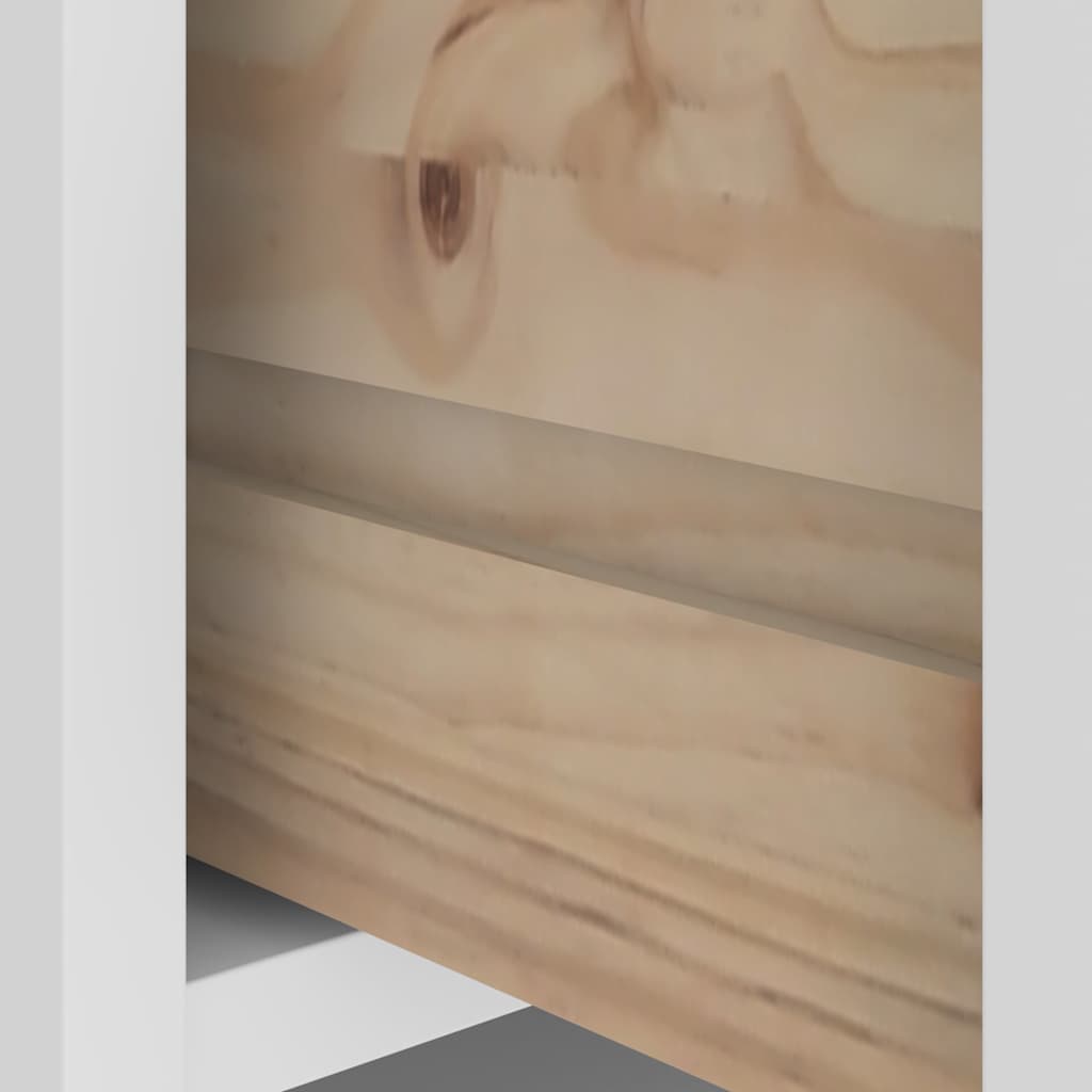 Hall Tree Sandnes 45X40X159.5 Cm Solid Wood Pine