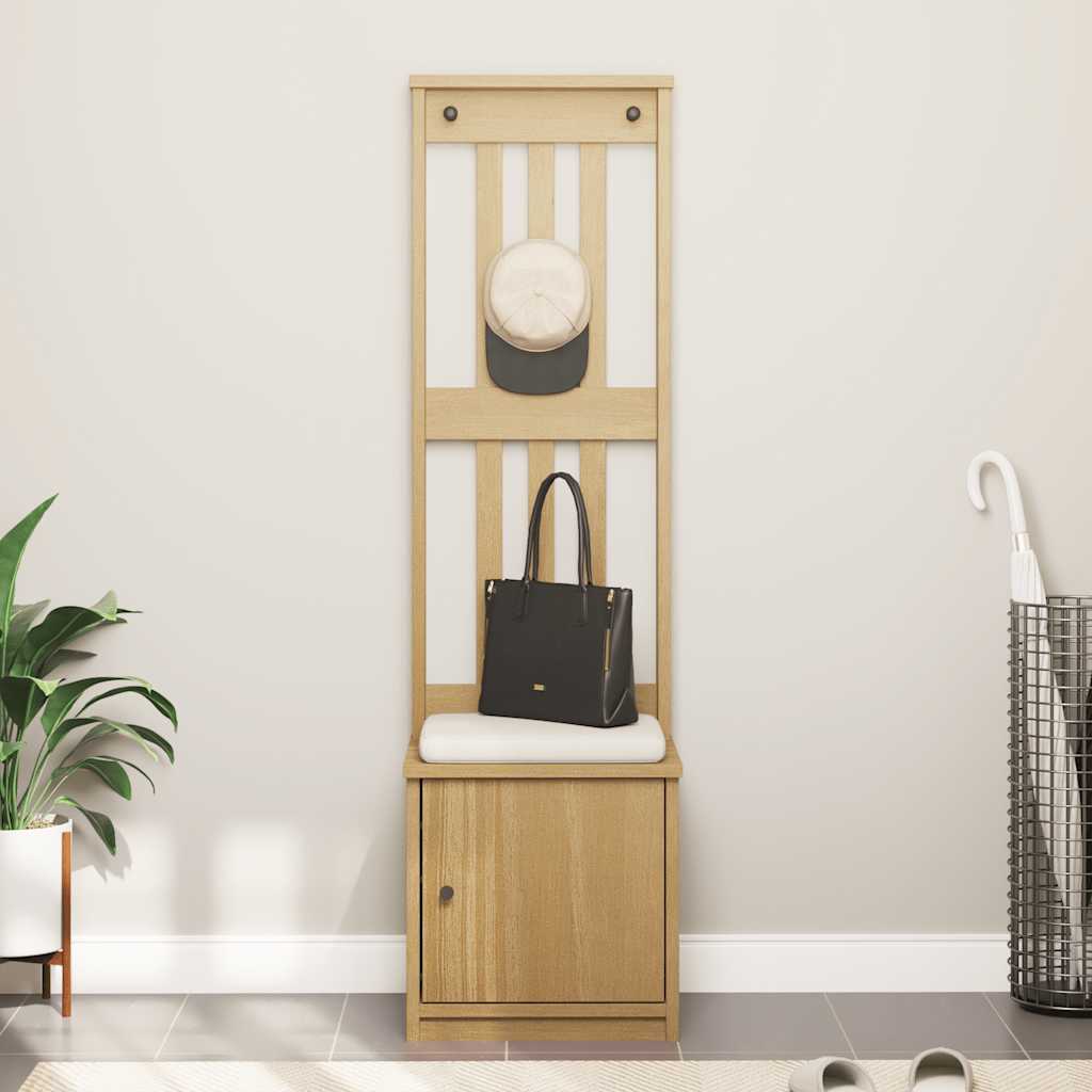 Hall Tree Sandnes Solid Wood Pine