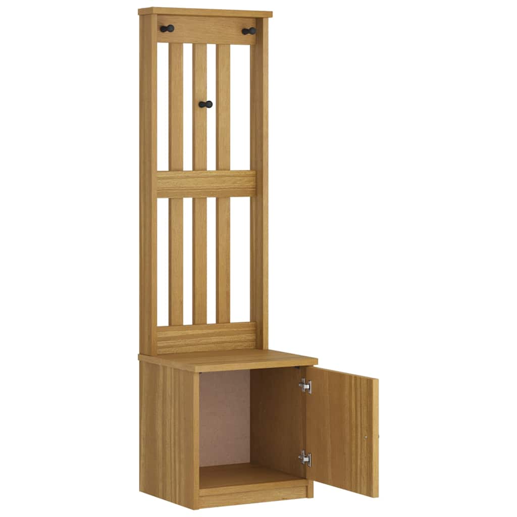 Hall Tree Sandnes Solid Wood Pine