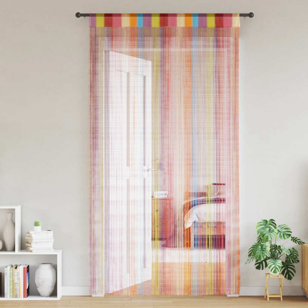 String Curtains 2 Pcs 140X250 Cm