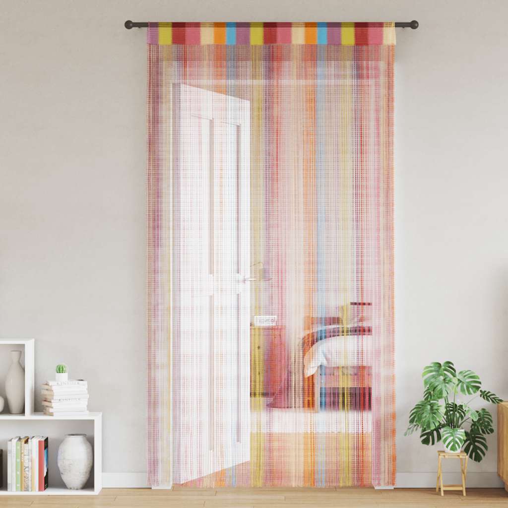 String Curtains 2 Pcs 140X250 Cm