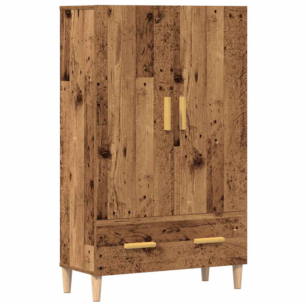 Highboard 70X31X115 Cm Engineered Wood