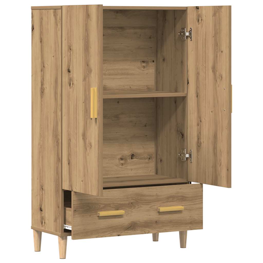 Highboard 70X31X115 Cm Engineered Wood