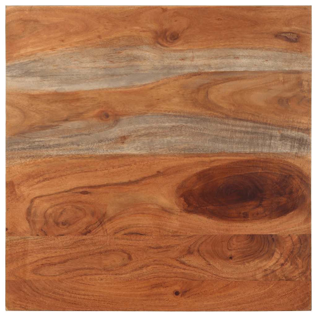 Coffee Table 60X60X35 Cm Solid Wood Acacia