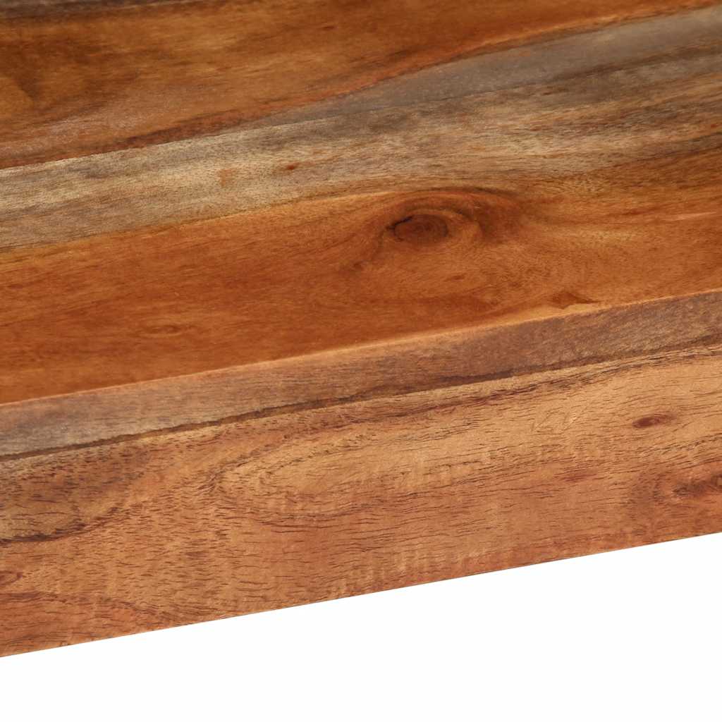 Coffee Table 60X60X35 Cm Solid Wood Acacia