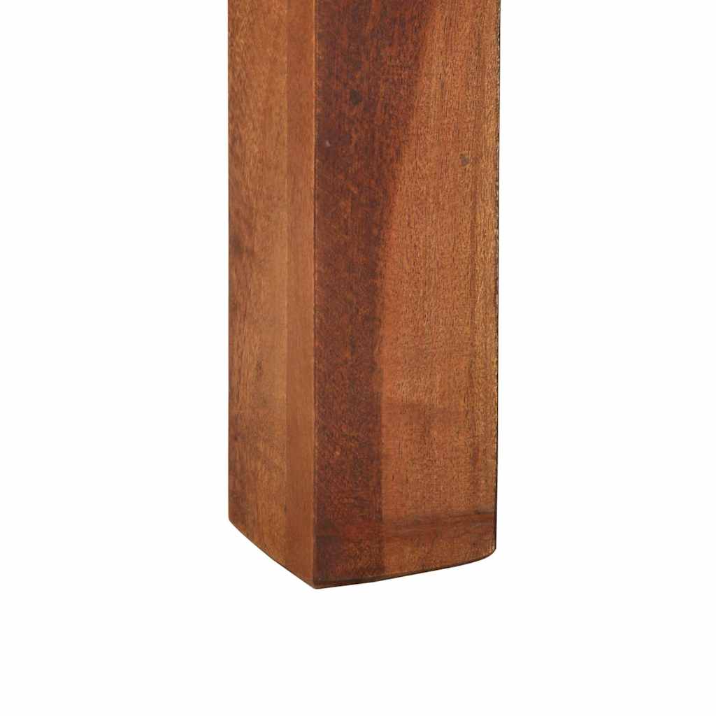 Coffee Table 60X60X35 Cm Solid Wood Acacia