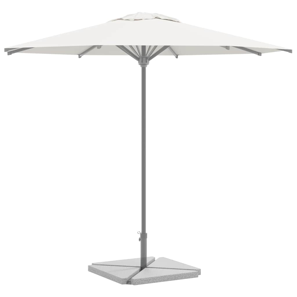Umbrella Weight Plates 4 Pcs Granite Triangular 14 Kg