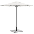 5 Piece Garden Parasol Base Set Granite And Steel
