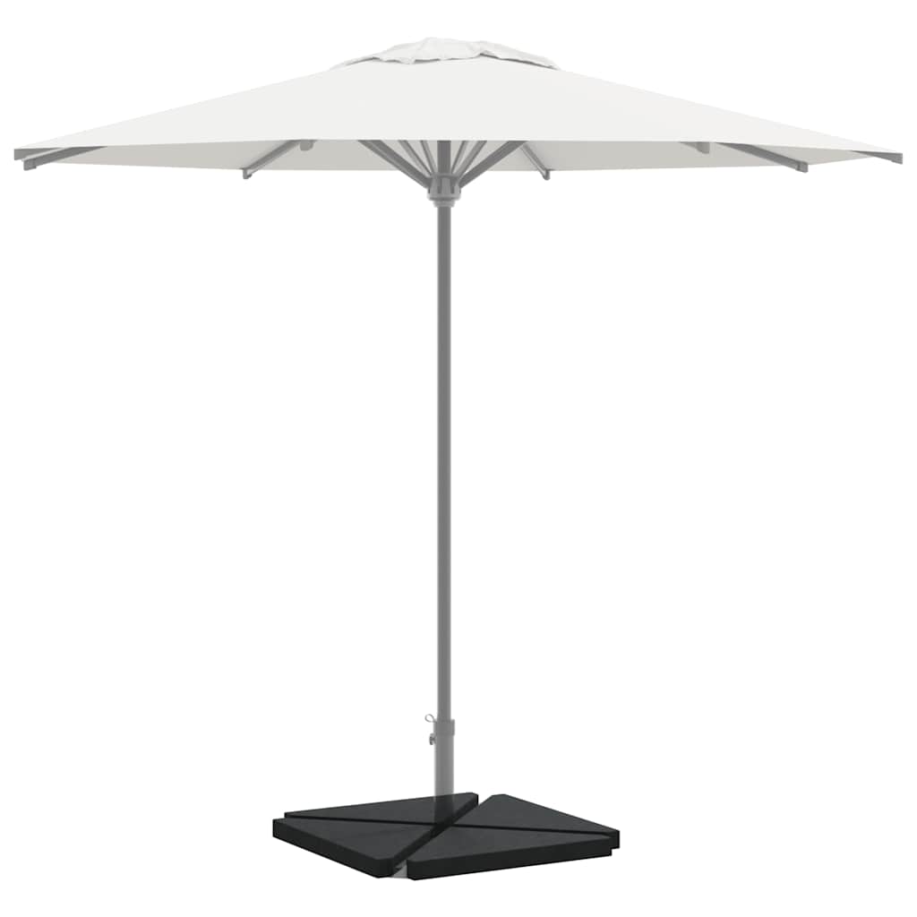 Umbrella Weight Plates 4 Pcs Granite Triangular 14 Kg