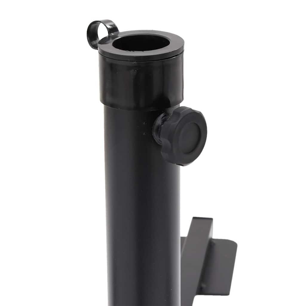5 Piece Garden Parasol Base Set Granite And Steel