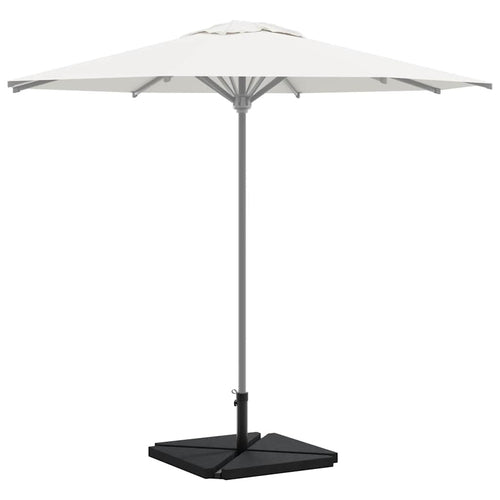 5 Piece Garden Parasol Base Set Granite And Steel