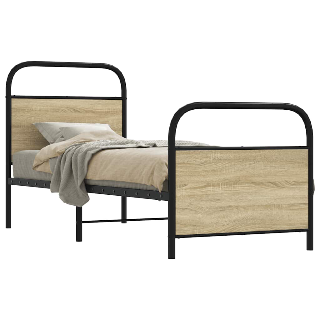 Bed Frame Without Mattress Engineered Wood