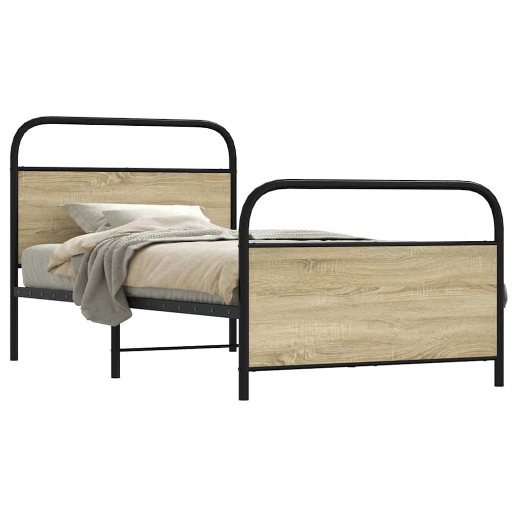 Bed Frame Without Mattress Engineered Wood